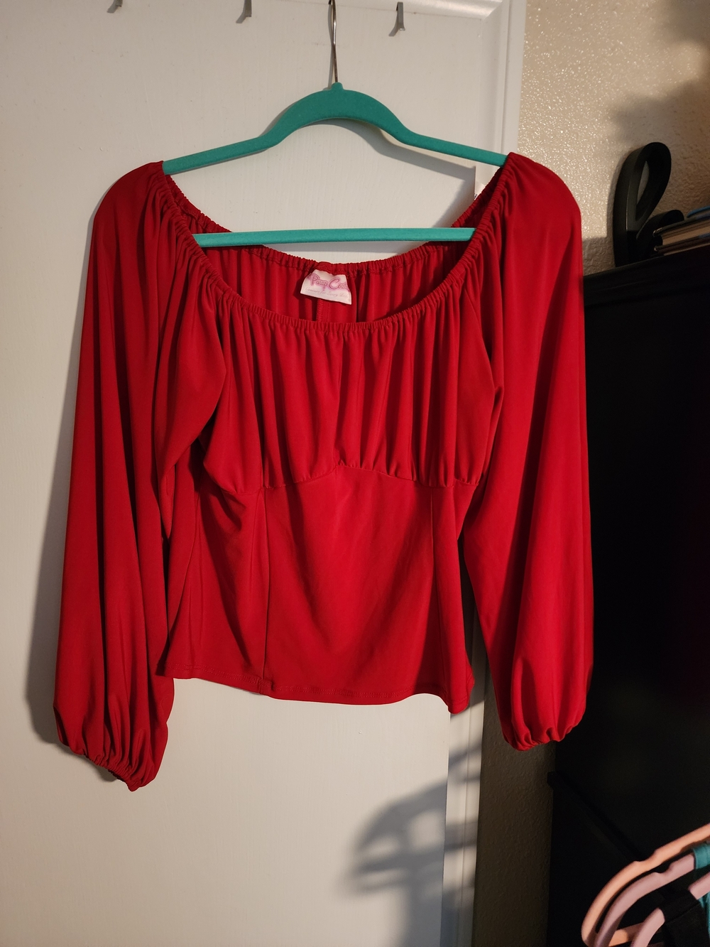 Pinup Couture Long Sleeve Peasant Top